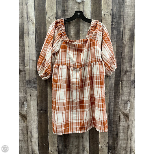 Dress Casual Short By Monteau In Orange, Size: L