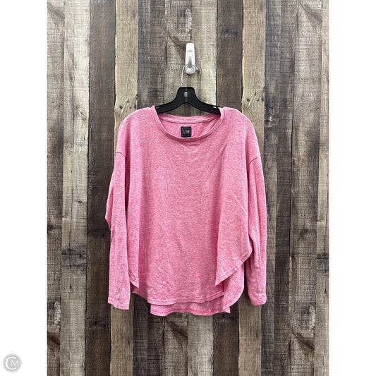 Top Long Sleeve By Gap In Pink, Size: M