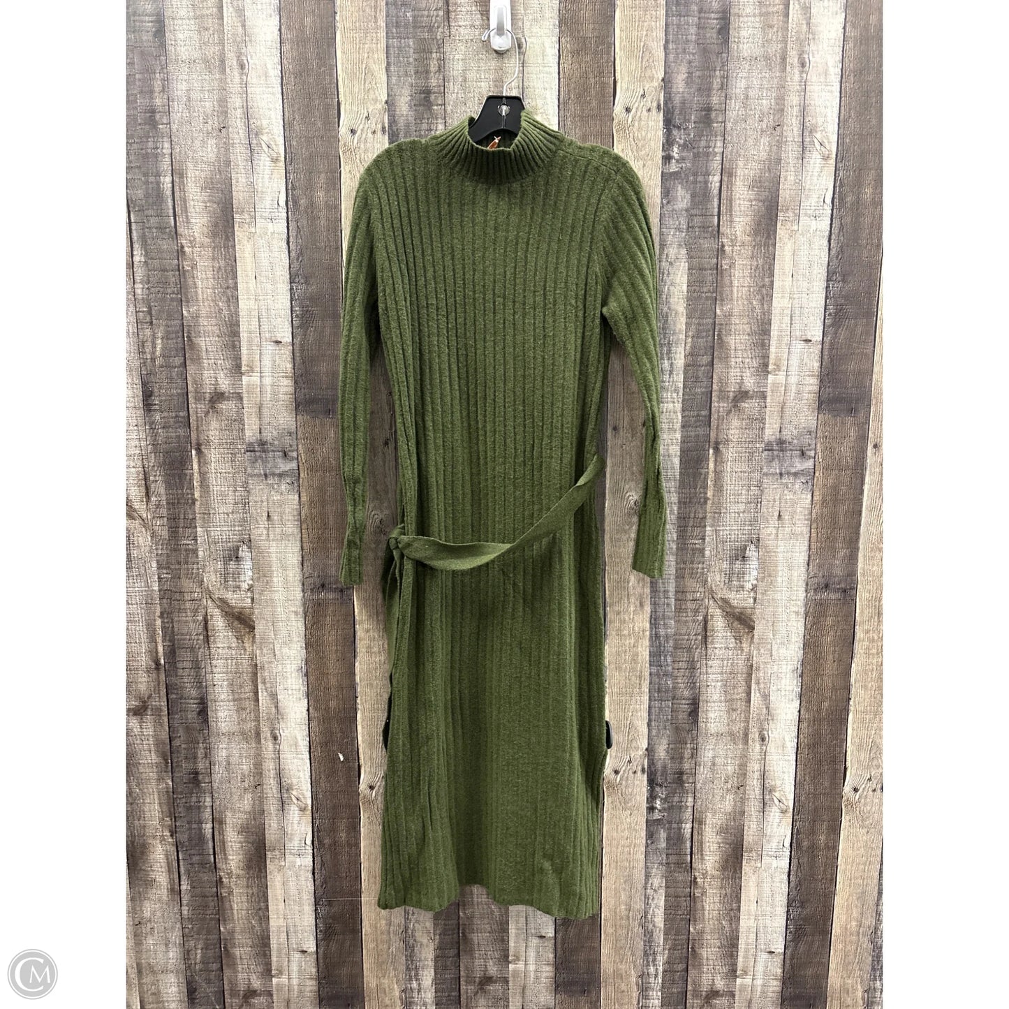 Dress Sweater By Loft In Green, Size: S