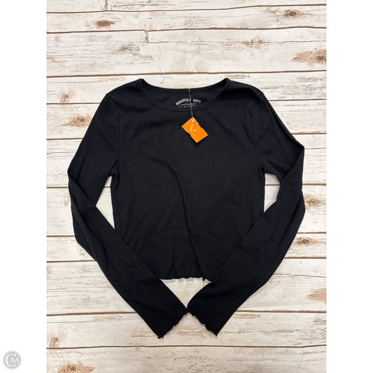 Top Long Sleeve By Aeropostale In Black, Size: L