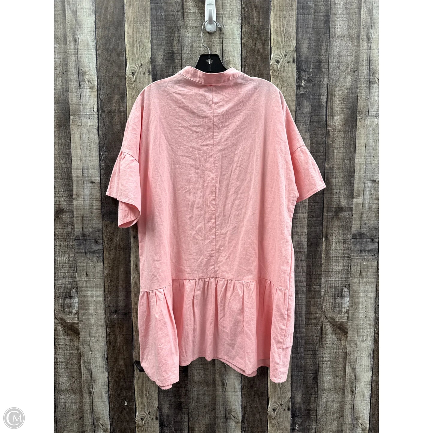 Dress Casual Short By Cme In Pink, Size: Xl