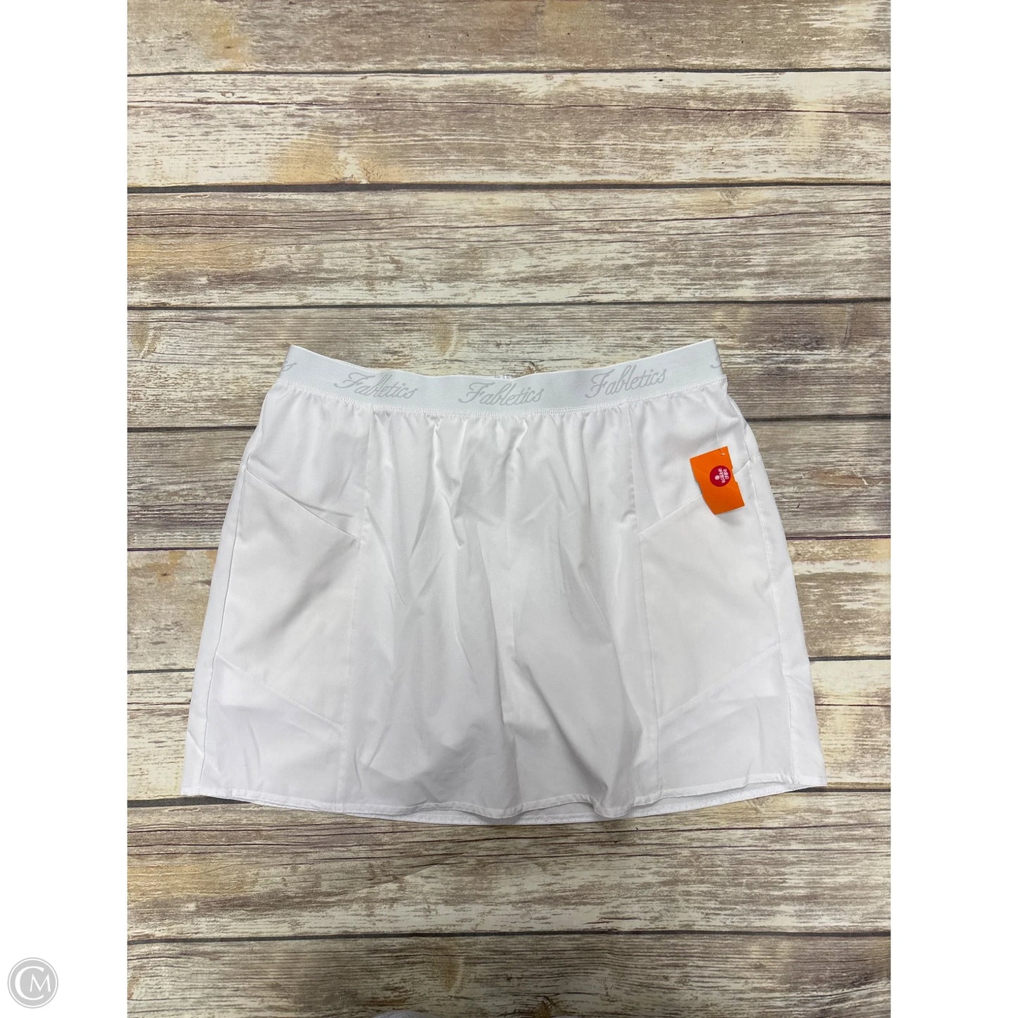 Athletic Skort By Fabletics In White, Size: L