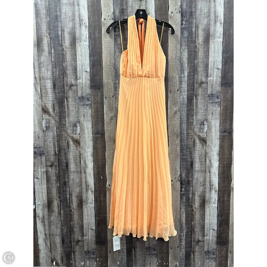 Dress Casual Maxi By Abercrombie And Fitch In Orange, Size: S