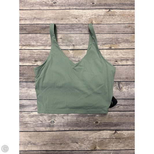 Athletic Tank Top By Cmf In Green, Size: S
