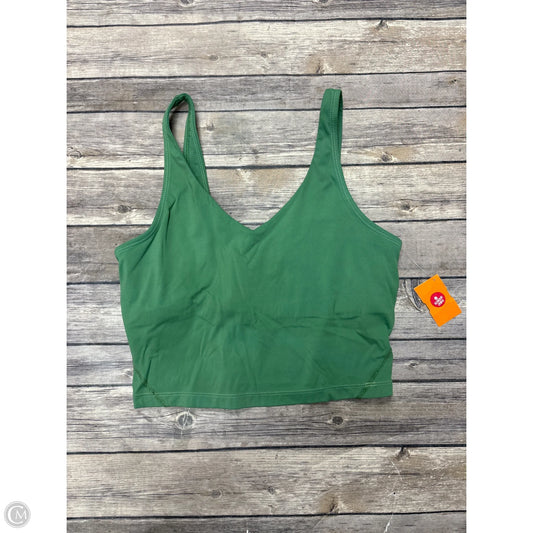 Athletic Tank Top By Cmf In Green, Size: S