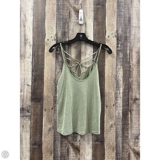 Top Sleeveless By American Eagle In Green, Size: S