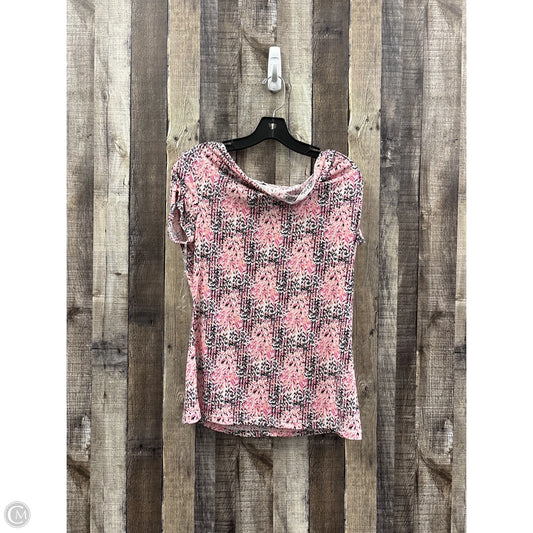 Top Short Sleeve By Tahari In Multi-colored, Size: M