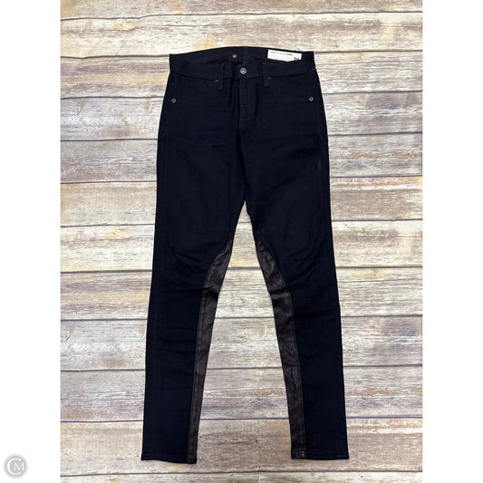 Jeans Skinny By Rag And Bone In Blue Denim, Size: 6