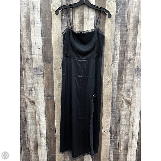 Dress Casual Midi By Abercrombie And Fitch In Black, Size: S