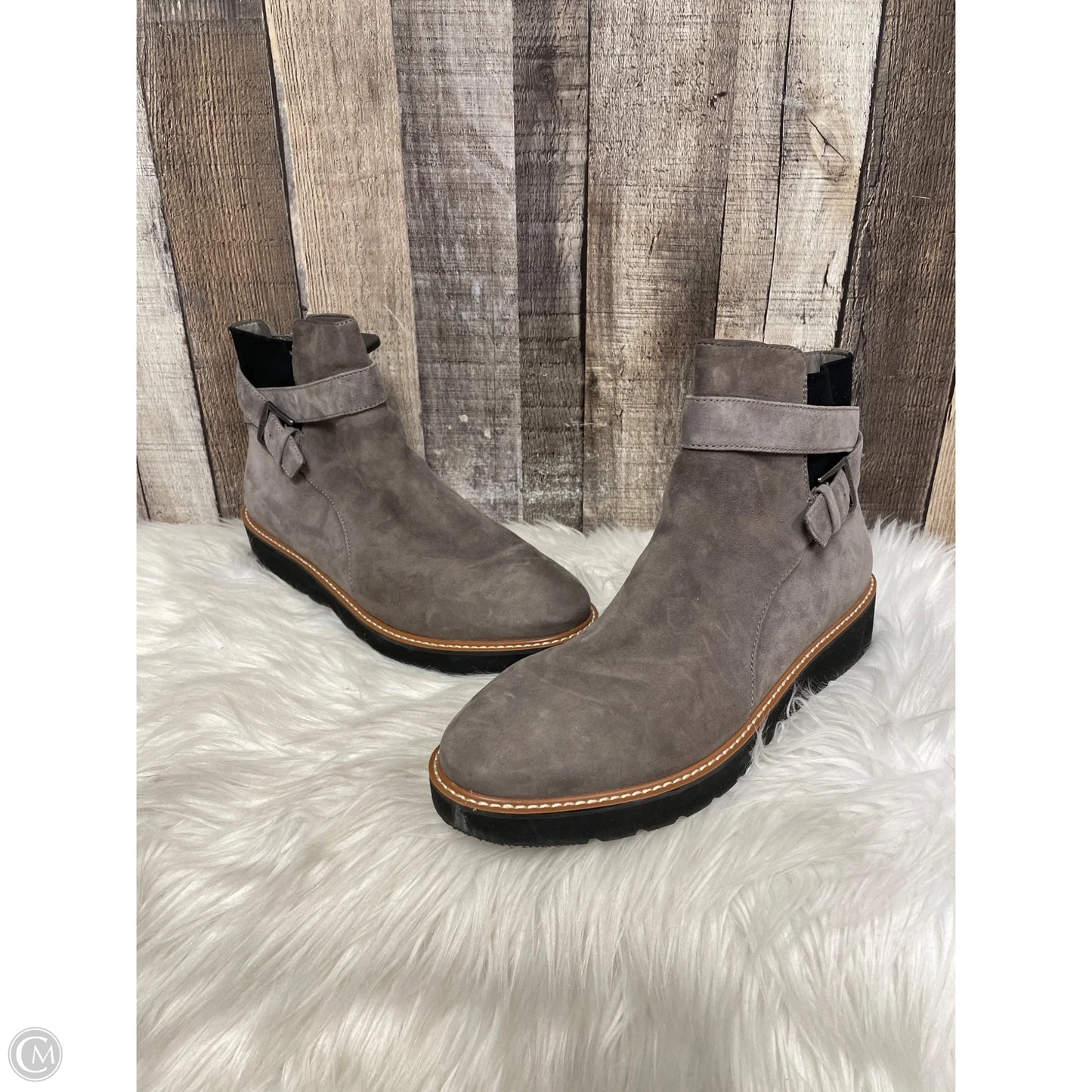 Boots Ankle Flats By Naturalizer In Taupe, Size: 10