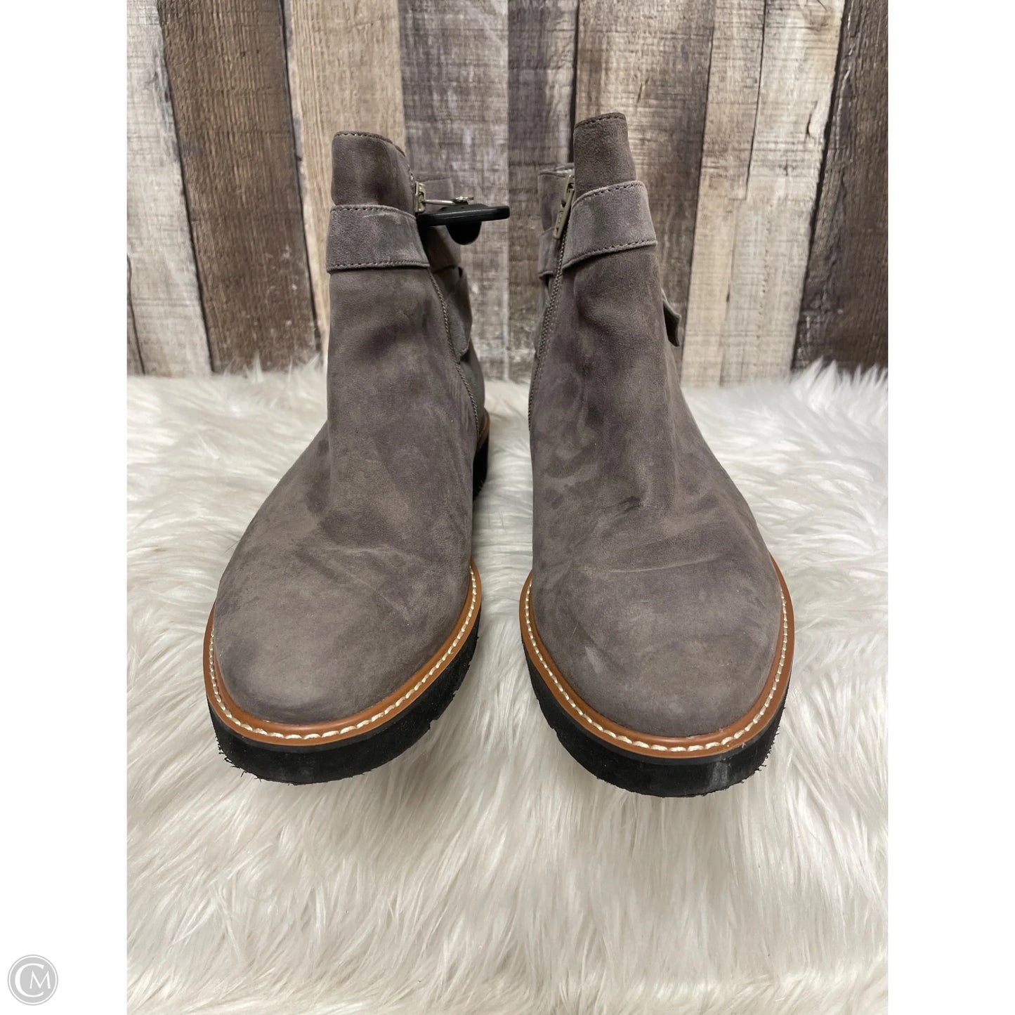 Boots Ankle Flats By Naturalizer In Taupe, Size: 10