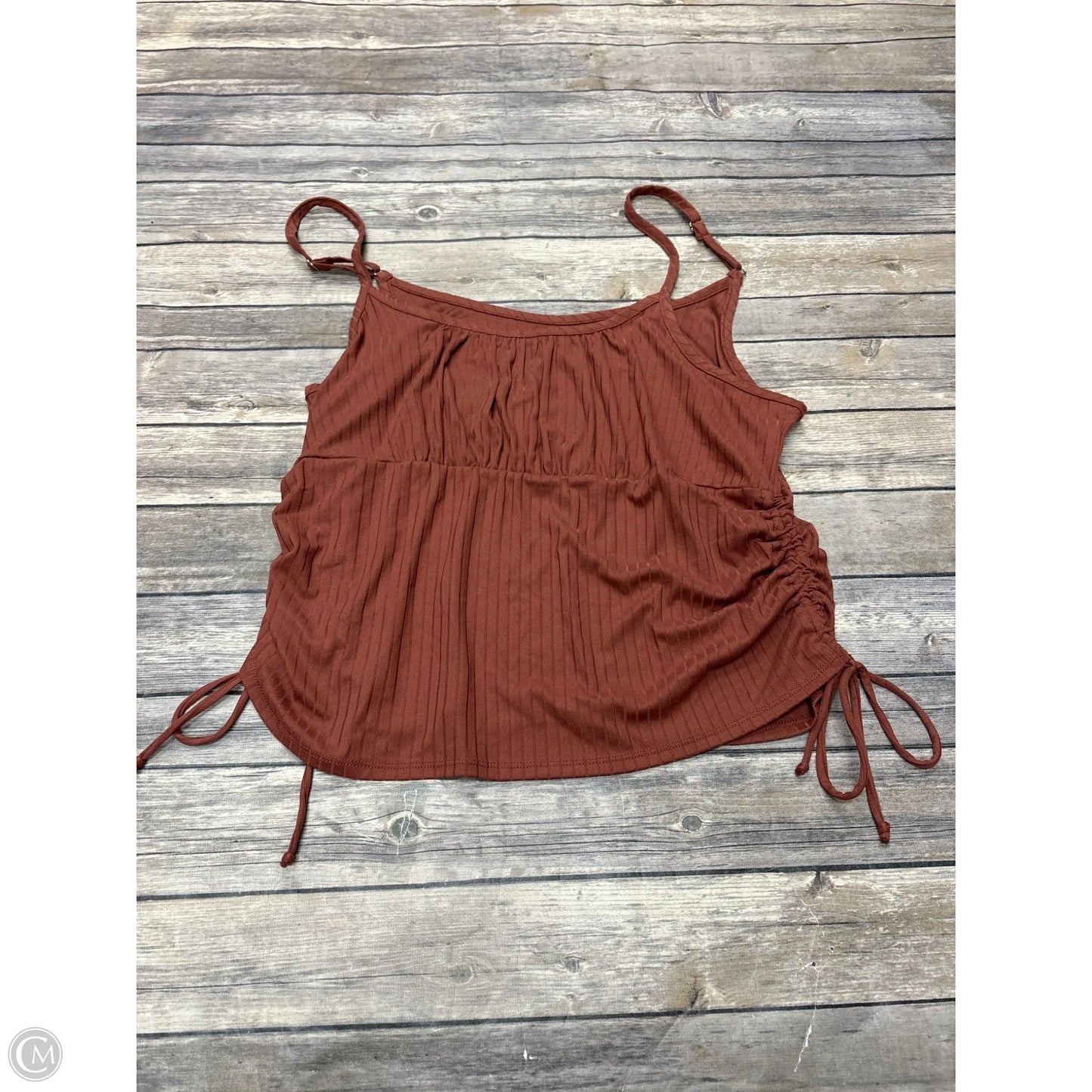 Top Sleeveless By Versona In Red, Size: Xxl