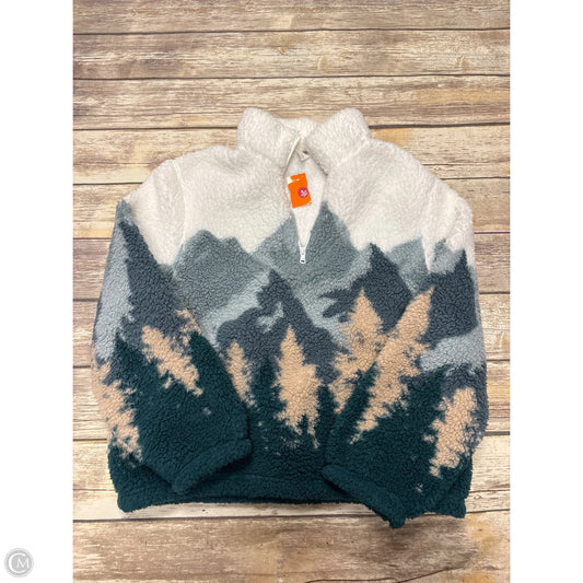 Jacket Faux Fur & Sherpa By Gilly Hicks In Multi-colored, Size: Xs