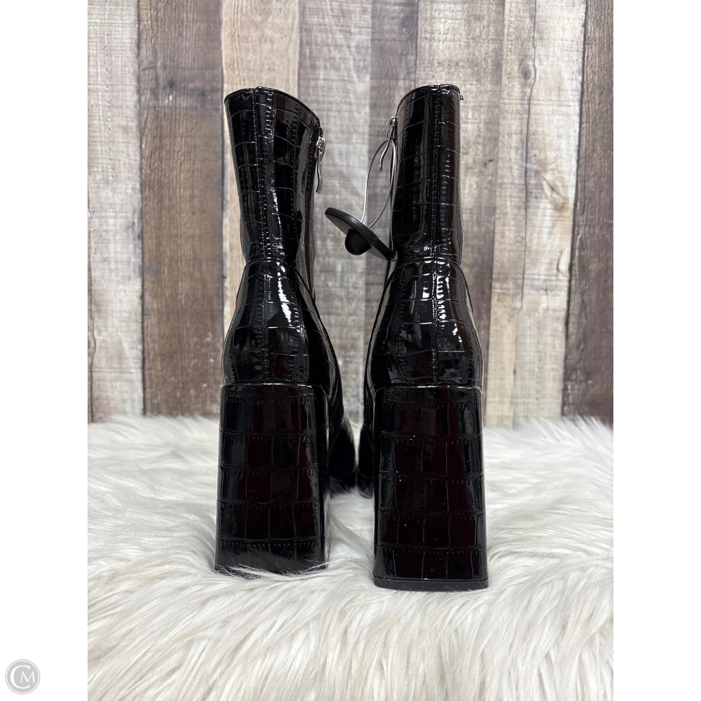 Boots Ankle Heels By Azalea Wang In Black, Size: 6.5