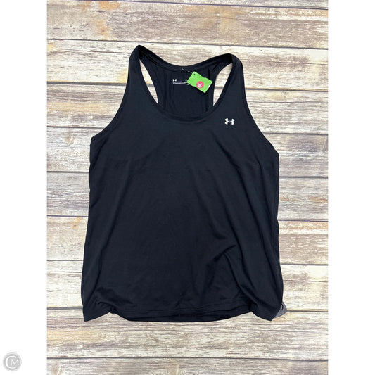 Athletic Tank Top By Under Armour In Black, Size: Xl
