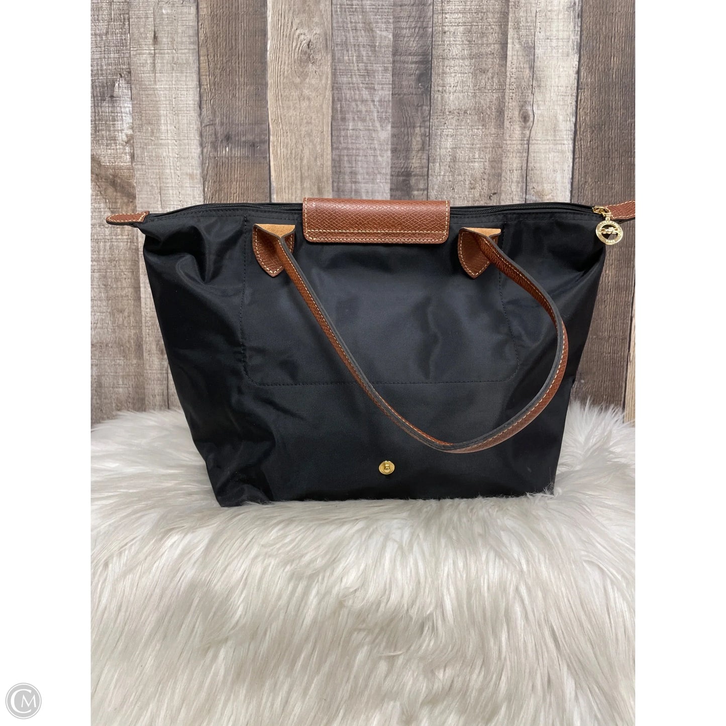 Tote Designer By Longchamp, Size: Medium