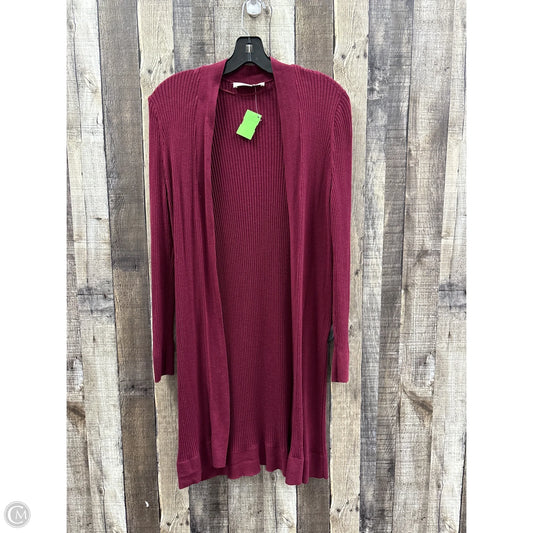 Cardigan By Loft In Red, Size: M