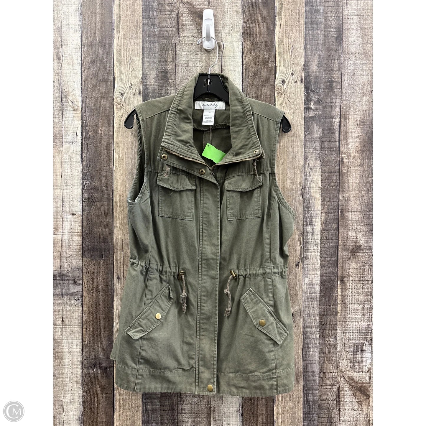 Vest Other By Sebby In Green, Size: L