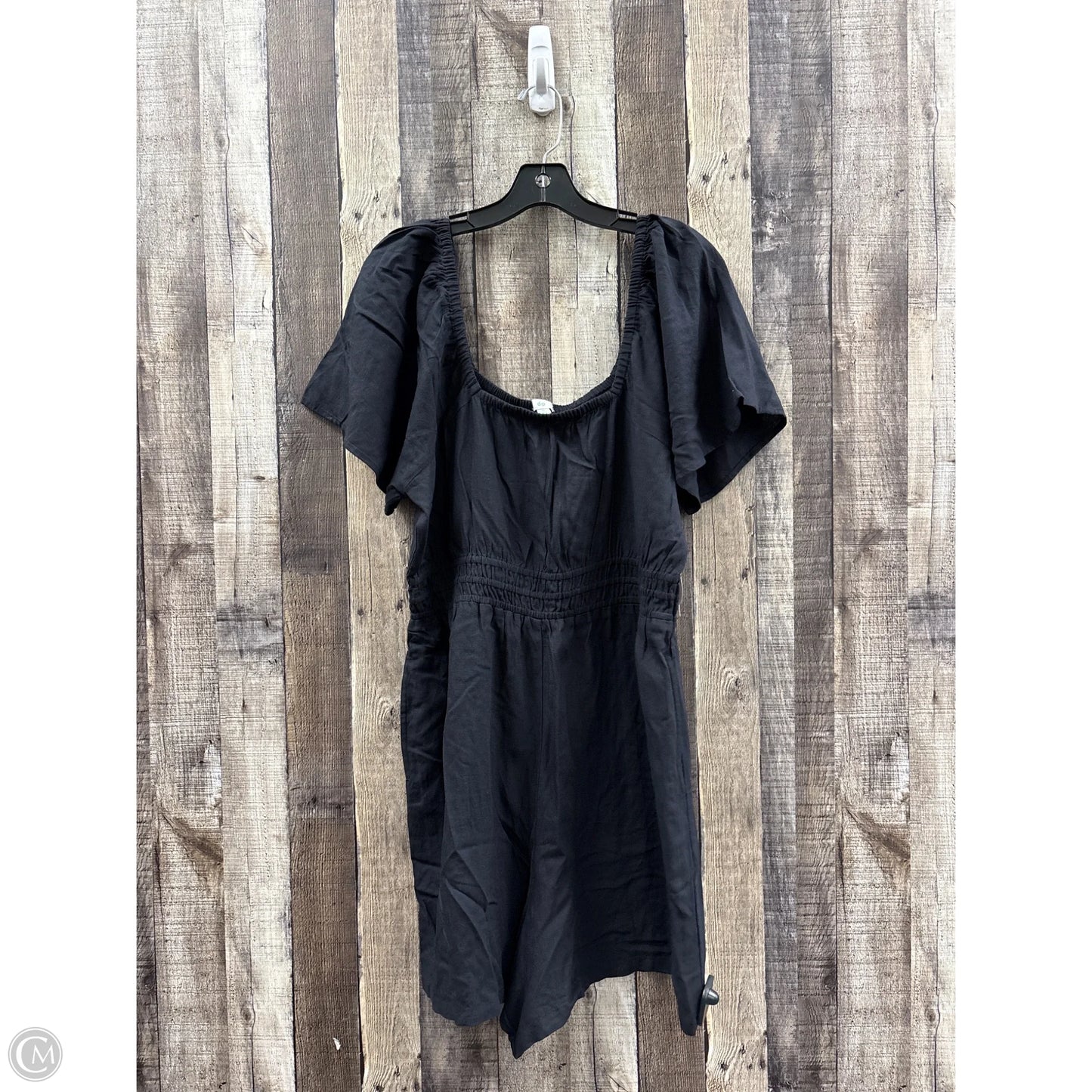 Romper By Dip In Black, Size: Xl