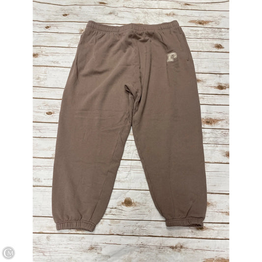 Pants Lounge By Pink In Brown, Size: Xxl