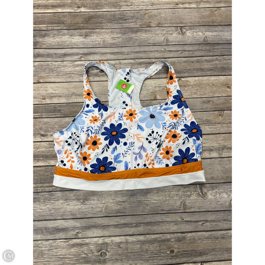 Swimsuit Top By Cme In Floral Print, Size: 3x
