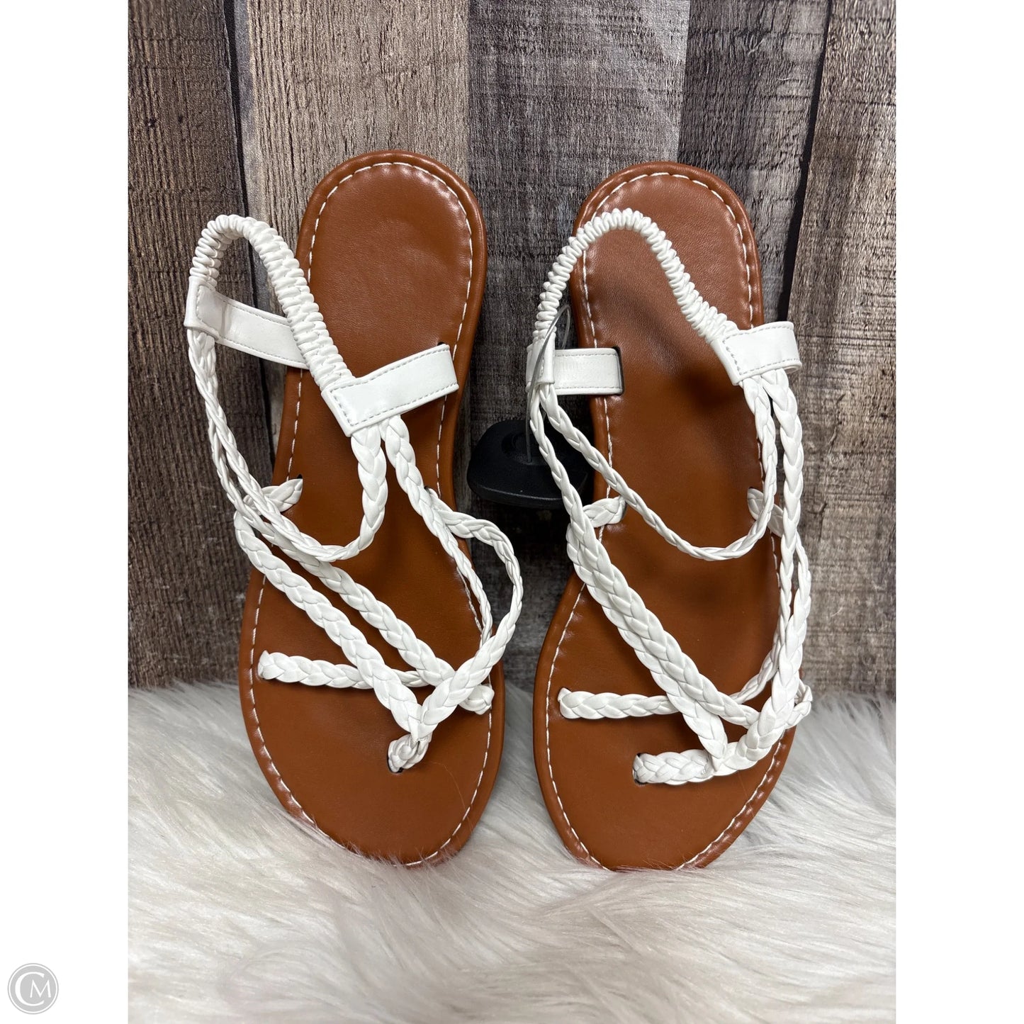 Sandals Flats By Cmf In White, Size: 7