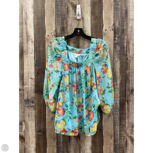 Top Long Sleeve By Lauren By Ralph Lauren In Multi-colored, Size: S