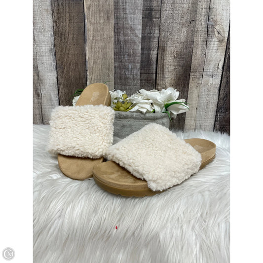 Slippers By Stars Above In Brown & Cream, Size: 7