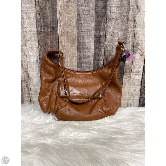 Handbag Leather By Stone Mountain, Size: Medium