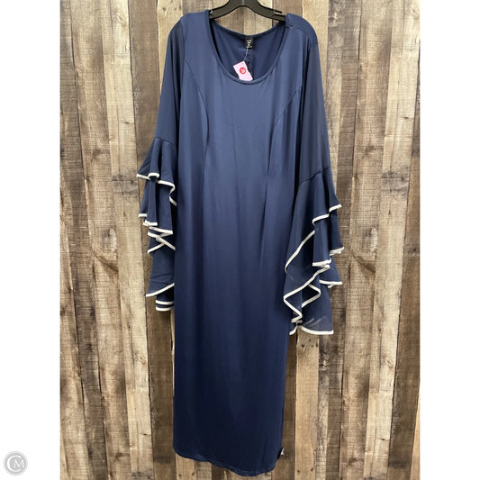 Dress Casual Maxi By Shein In Navy, Size: 1x