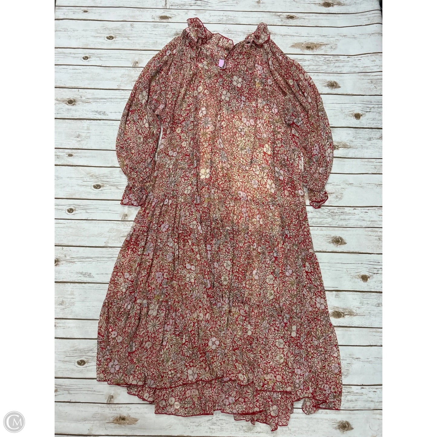 Dress Casual Maxi By Free People In Floral Print, Size: S