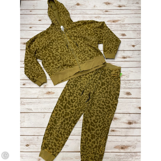 Pants Set 2pc By Joy Lab In Animal Print, Size: S