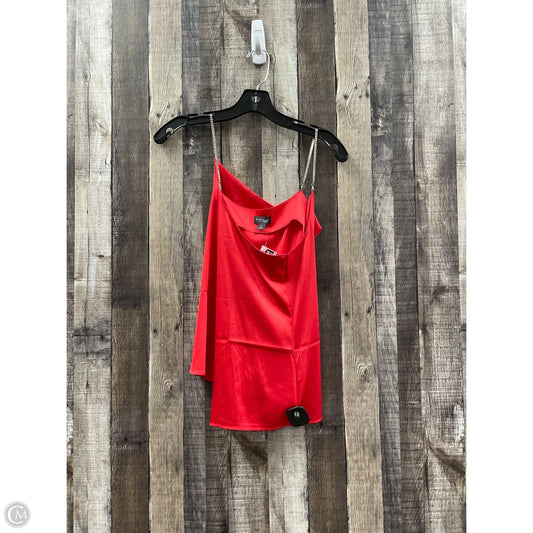 Top Sleeveless By Bold Elements In Red, Size: Xl
