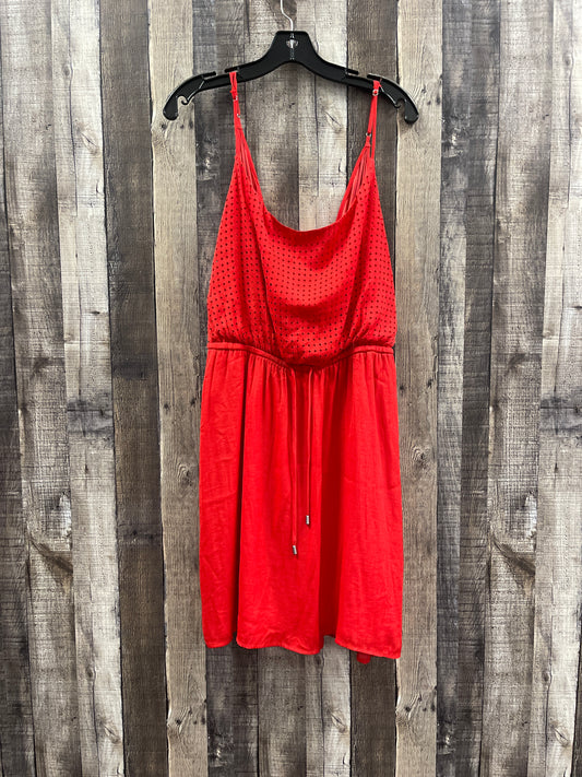 Red Dress Casual Short Tart, Size L