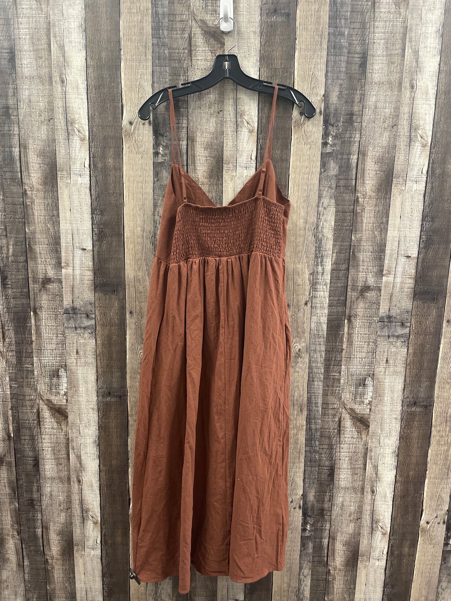 Dress Casual Maxi By Shein In Brown, Size: L