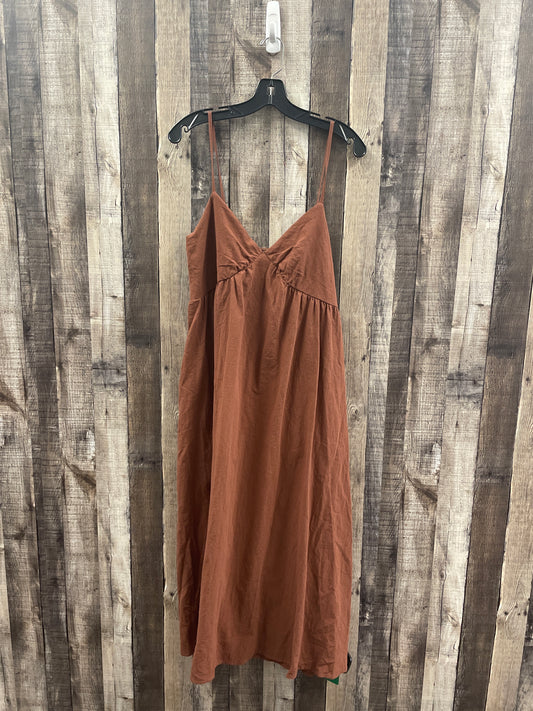 Dress Casual Maxi By Shein In Brown, Size: L