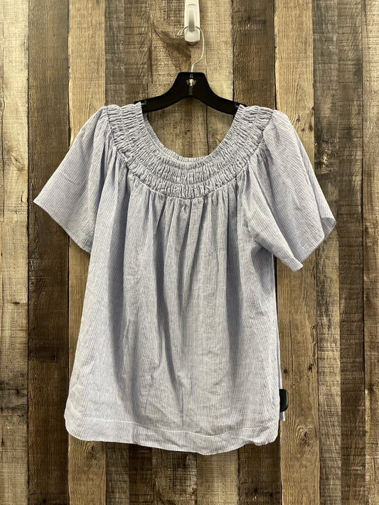 Top Short Sleeve By A New Day In Blue, Size: M