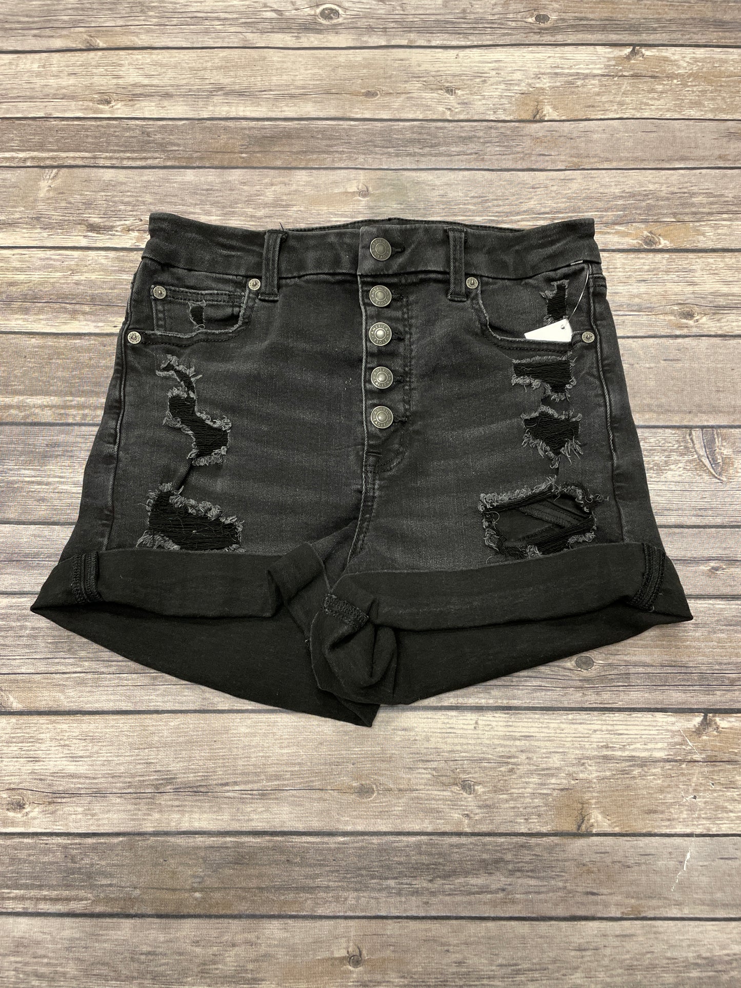 Shorts By American Eagle In Black, Size: 8