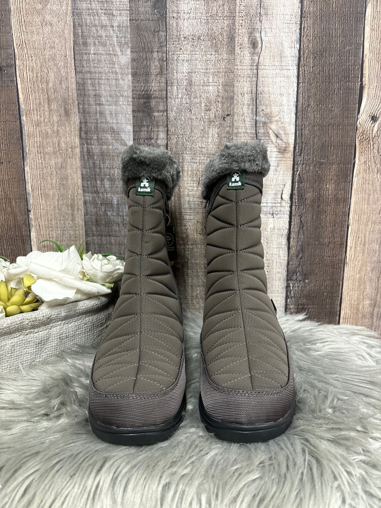 Boots Snow By Kamik In Grey, Size: 6