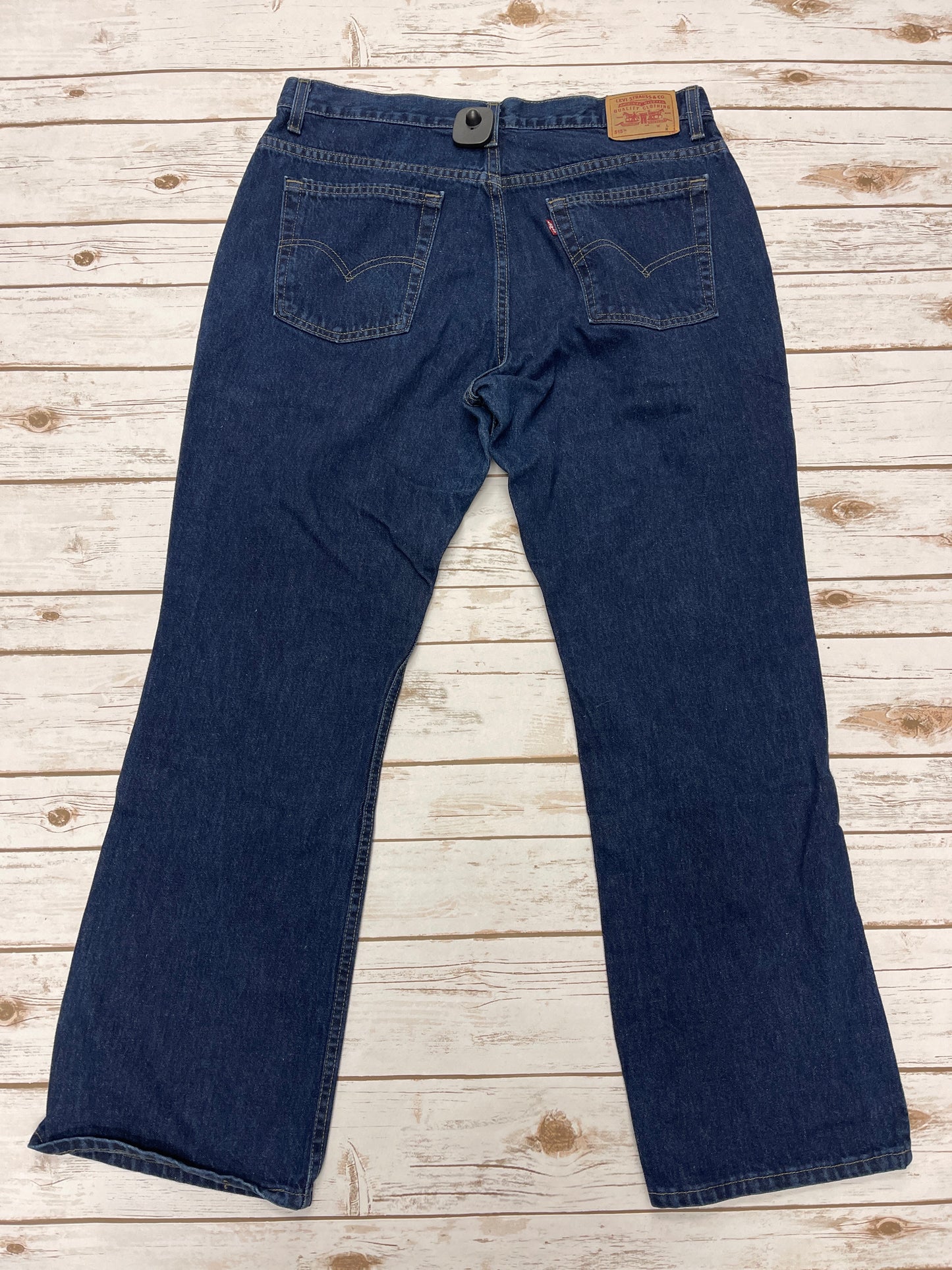 Jeans Boot Cut By Levis In Blue Denim, Size: 16