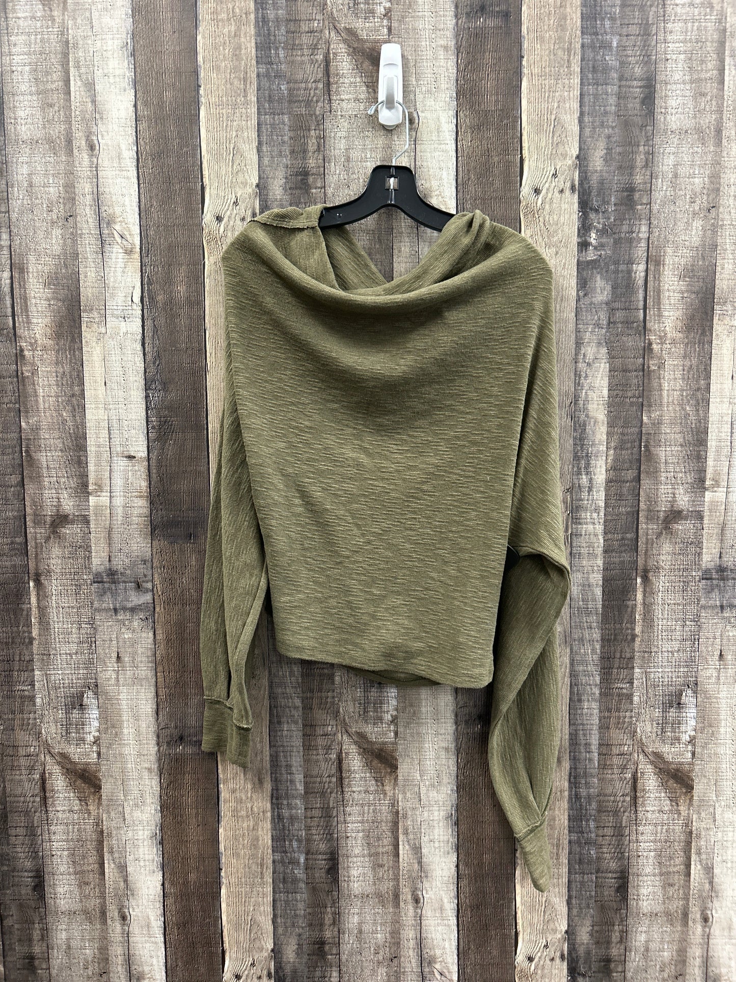 Top Long Sleeve By We The Free In Green, Size: S