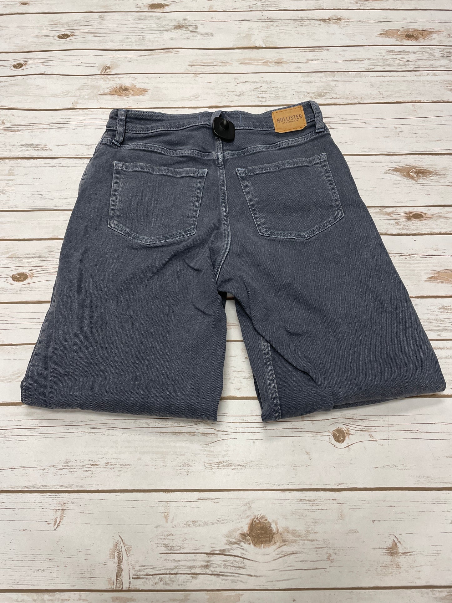 Jeans Wide Leg By Hollister In Grey, Size: 12l