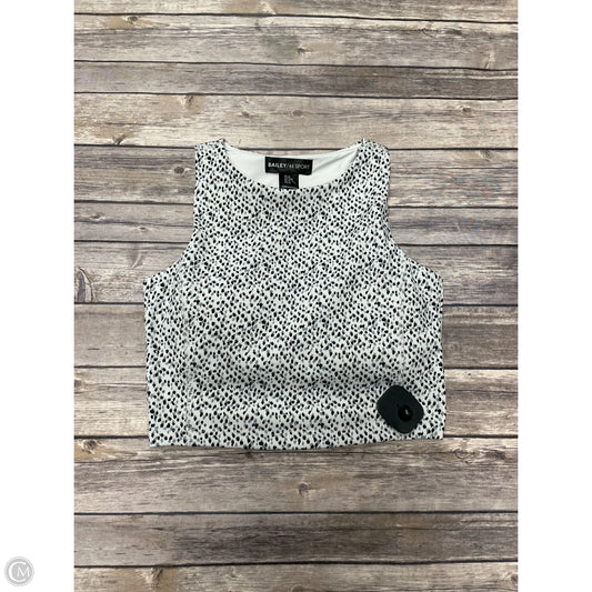 Athletic Tank Top By Cmb In Black & White, Size: Xs