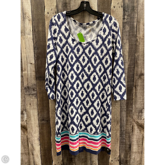 Dress Designer By Lilly Pulitzer In Blue, Size: L