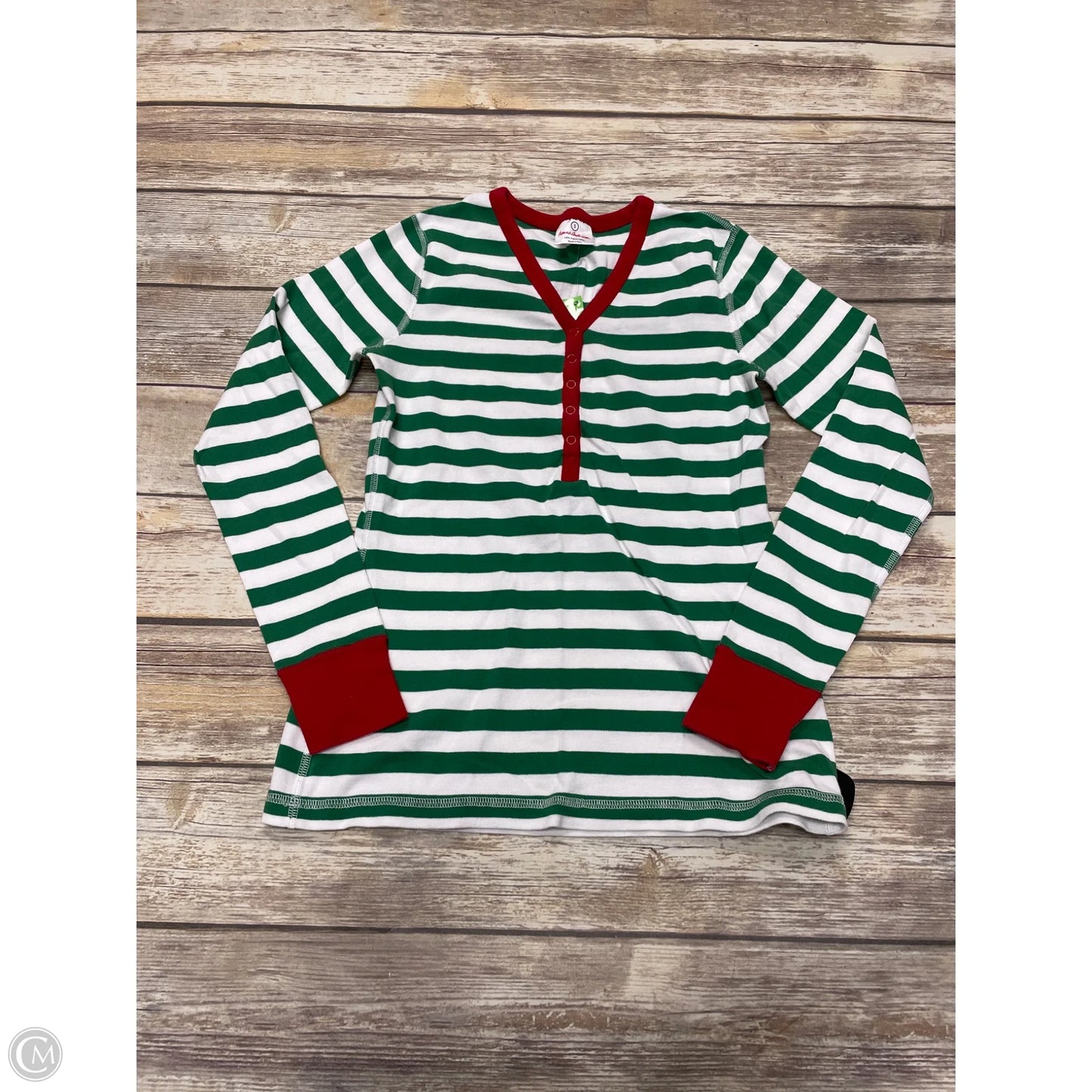 Pajamas 2pc By Cme In Green & Red, Size: S