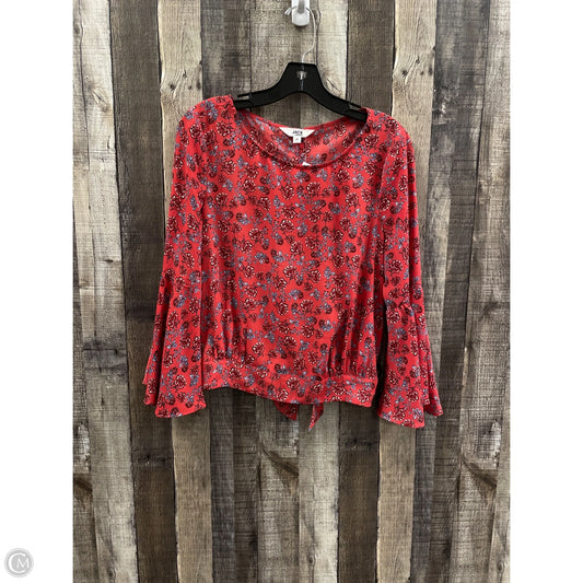 Top Long Sleeve By Jack By Bb Dakota In Floral Print, Size: M