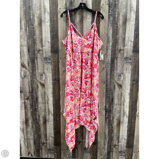 Dress Casual Maxi By Derek Heart In Multi-colored, Size: 2x