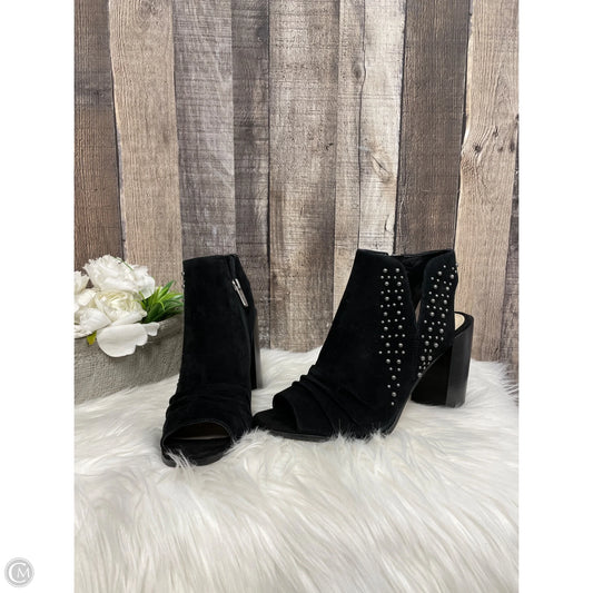 Boots Ankle Heels By Vince Camuto In Black, Size: 7.5