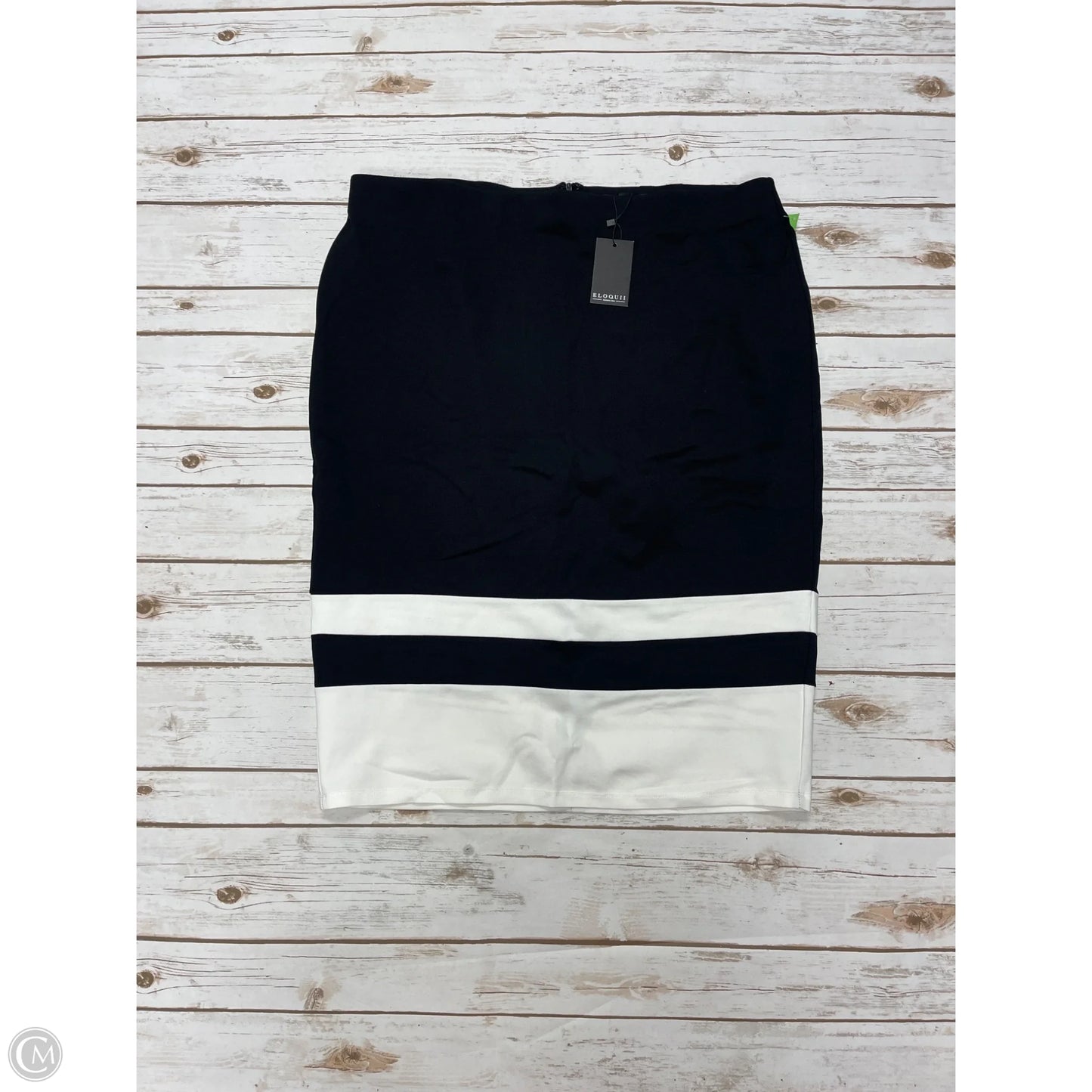 Skirt Midi By Eloquii In Black, Size: 2x