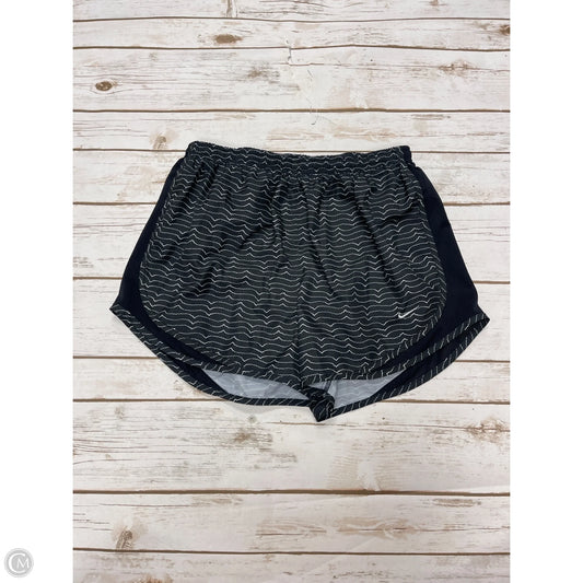 Athletic Shorts By Nike In Black & White, Size: L